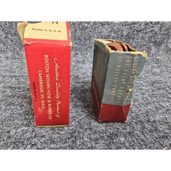 Vintage Box Of US Peerless / Bulldog Jar Rubbers Made In The USA - Picture 5 of 5